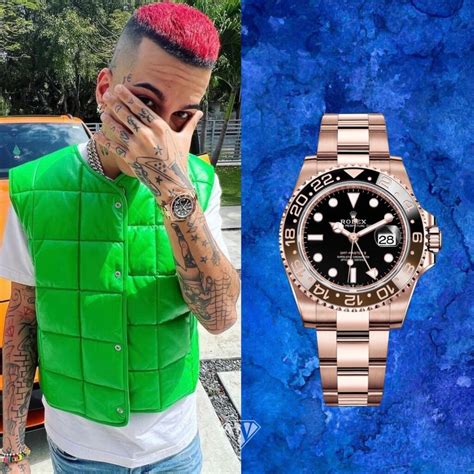 Rapper Sfera Ebbasta spotted wearing Rolex 